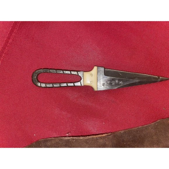 Ww1 WW2 War Trench  Knife Dagger Handmade Stars One Of A Kind Navy Army Vintage - Picture 7 of 8